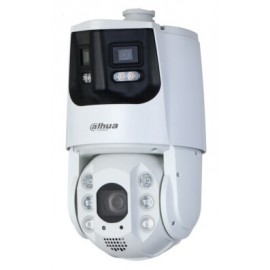 4MP AI Smart Motion Detection PTZ Camera+PANORAMIC. 32x Optical Zoom, Starlight, True WDR, Auto-Tracking & IVS, IR up to 492ft Weatherproof