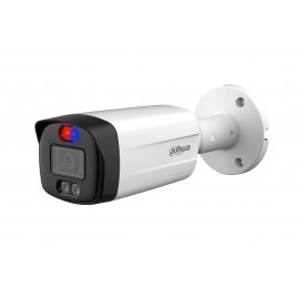 HD CVI Bullet 5MP, Color at Night, Theft Deterrent Siren/Strobe,  2.8mm Fixed Lens Max 5MP Real-time Smart IR (100ft), WDR, Weatherproof