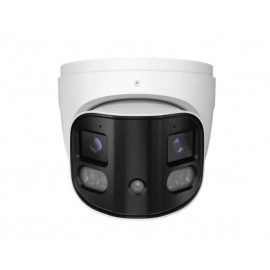 8MP Panoramic Turret Dome, NDAA,   2Way Talk, Siren, Deterrent Lights