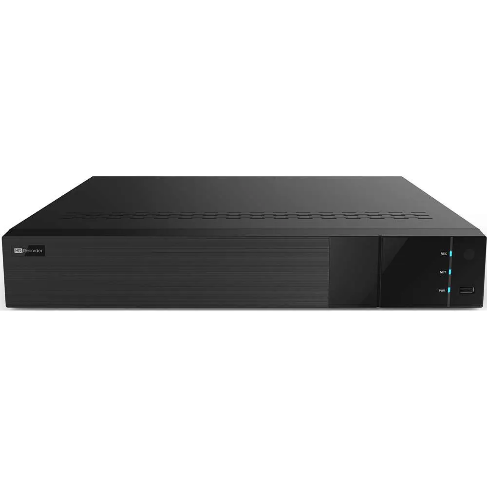 16 CH NVR PRO SERIES 4K HD Resolution, Built in POE, 160 Mbps, Supports 12 MP Resolution, 4 HDD Bay