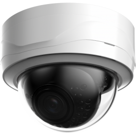 8MP 4K HD Network IR Dome Camera. 2.7-12mm Motorized Lens, IR(160 ft), IP67, Vandal Proof 1k10, PoE,  Built in MIC