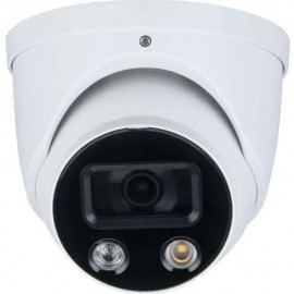 8MP IP DOME, 2 WAY TALK, SIREN, WHITE LIGHT/IR, 2.8MM LENS